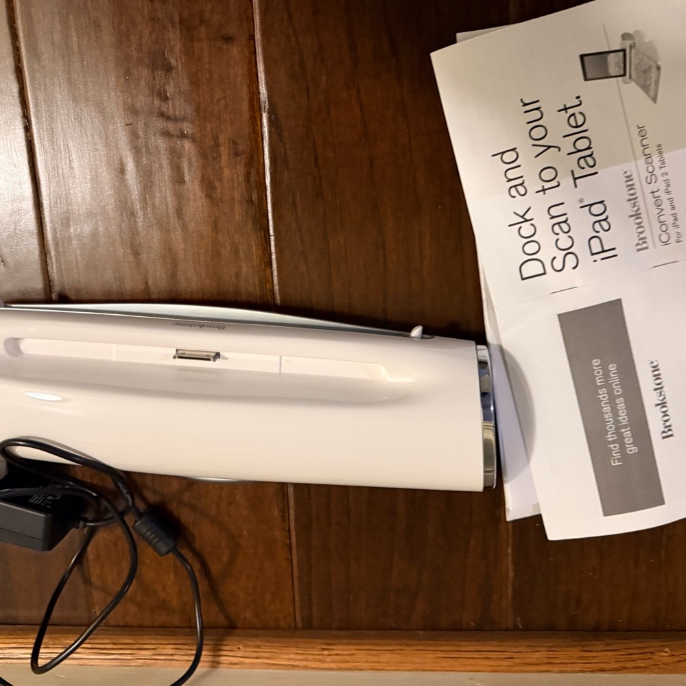 Brookstone iConvert Tablet Scanner - White - Picture 10 of 15